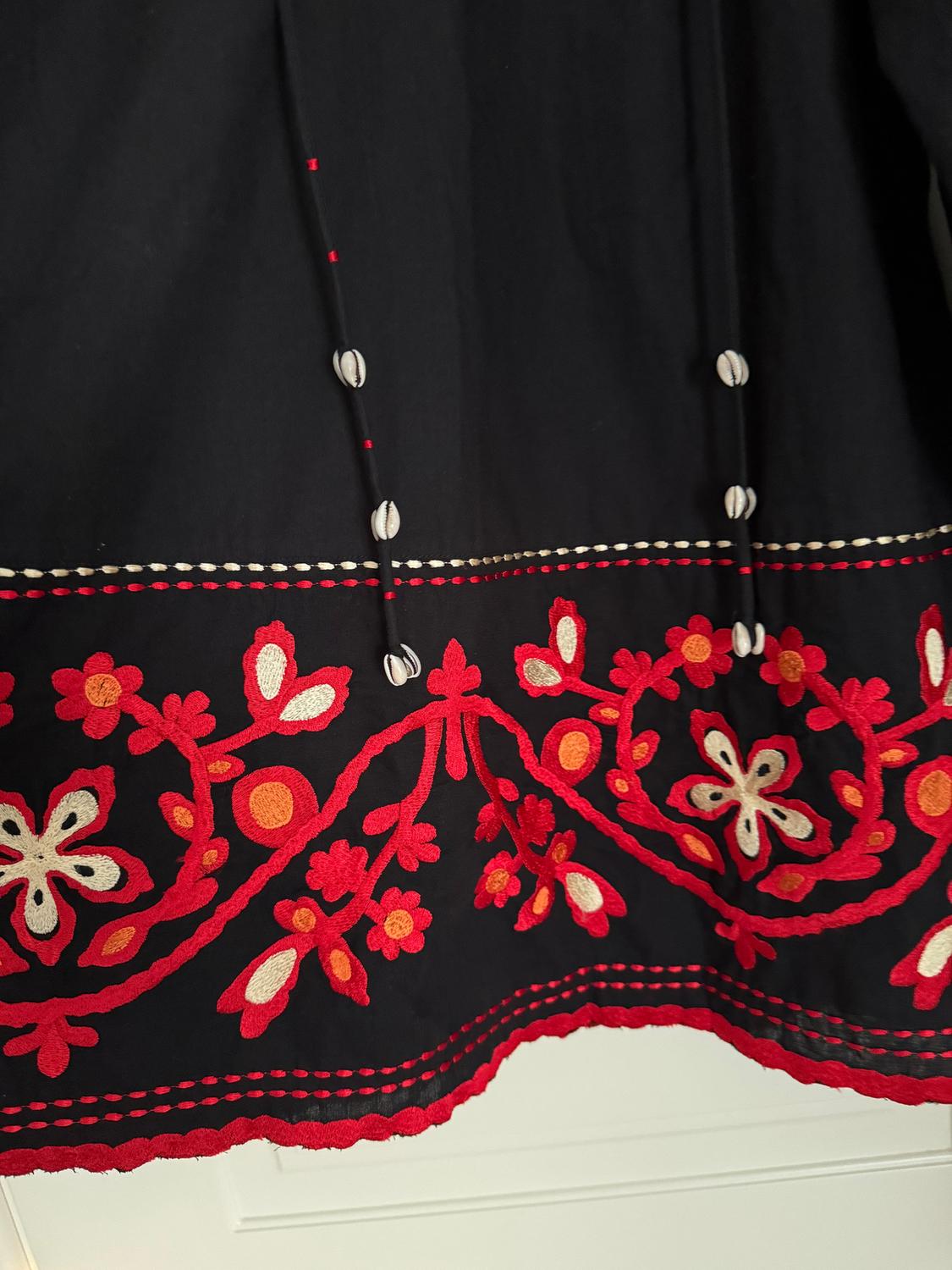 FLORAL EMBROIDERED SHORT DRESS ZW COLLECTION - Image 3