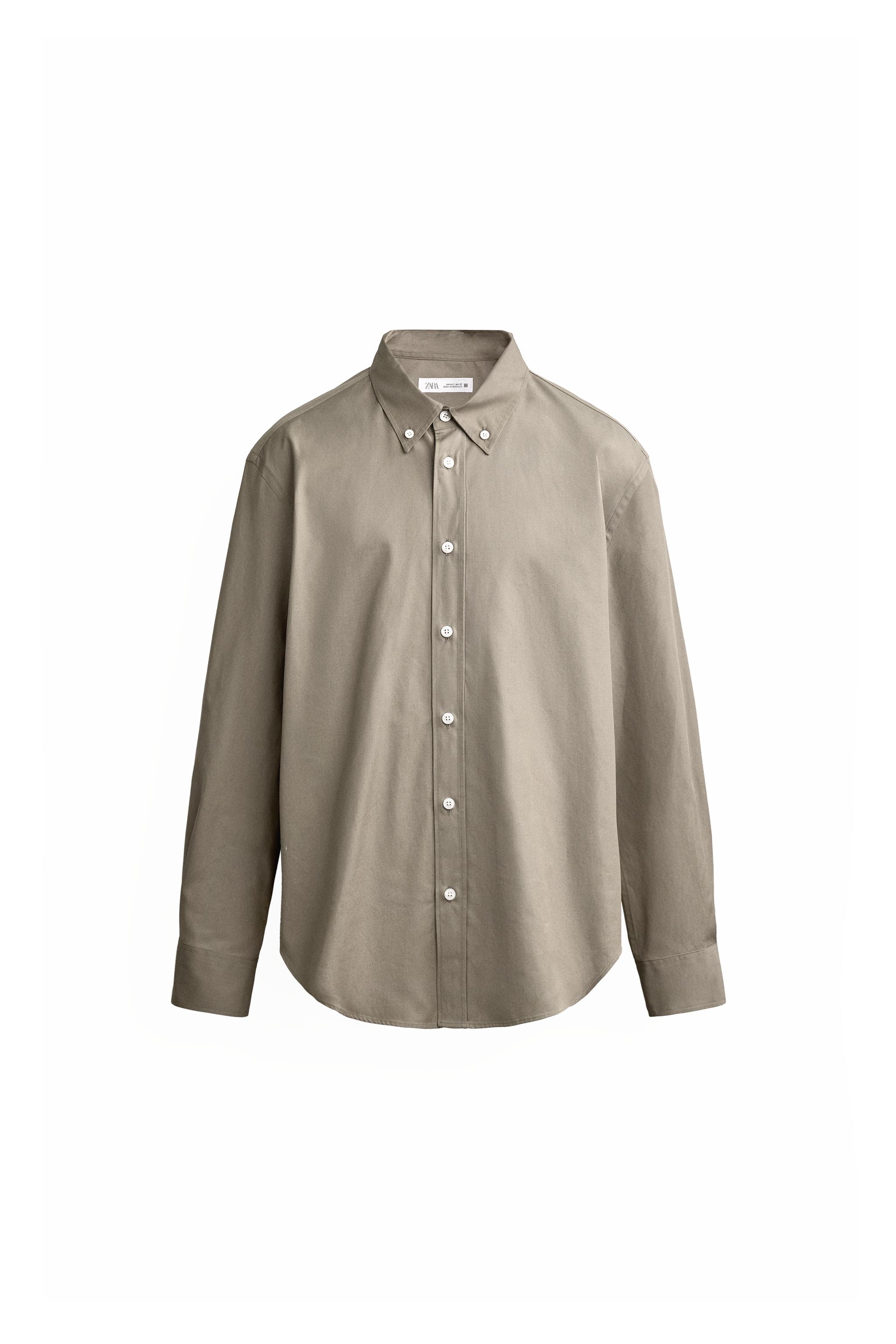 CAMISA REGULAR FIT ALGODÓN - LYOCELL