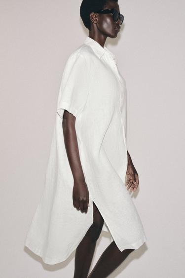 ZW COLLECTION ЗЫҒЫР ЖЕЙДЕ КӨЙЛЕК - Ақ Zara компаниясынан