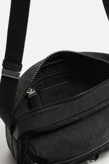 BANDOLERA NYLON - Negro de Zara