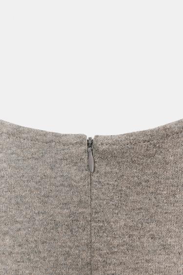 DOUBLE LONG SLEEVE TOP - camel by Zara - Image 6