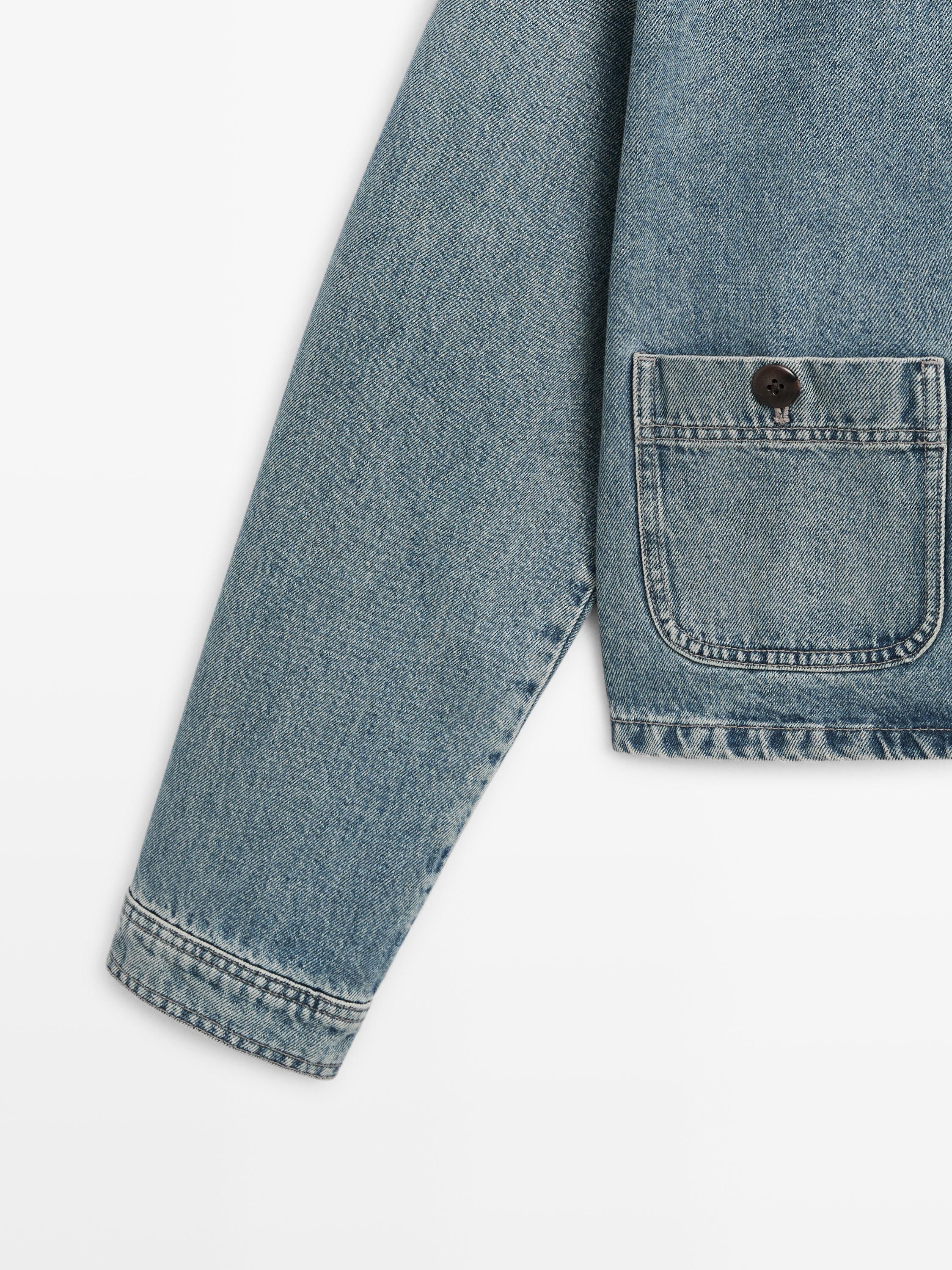 Short denim jacket