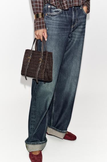 MINI SAC SHOPPER - Chocolat de Zara - Image 1