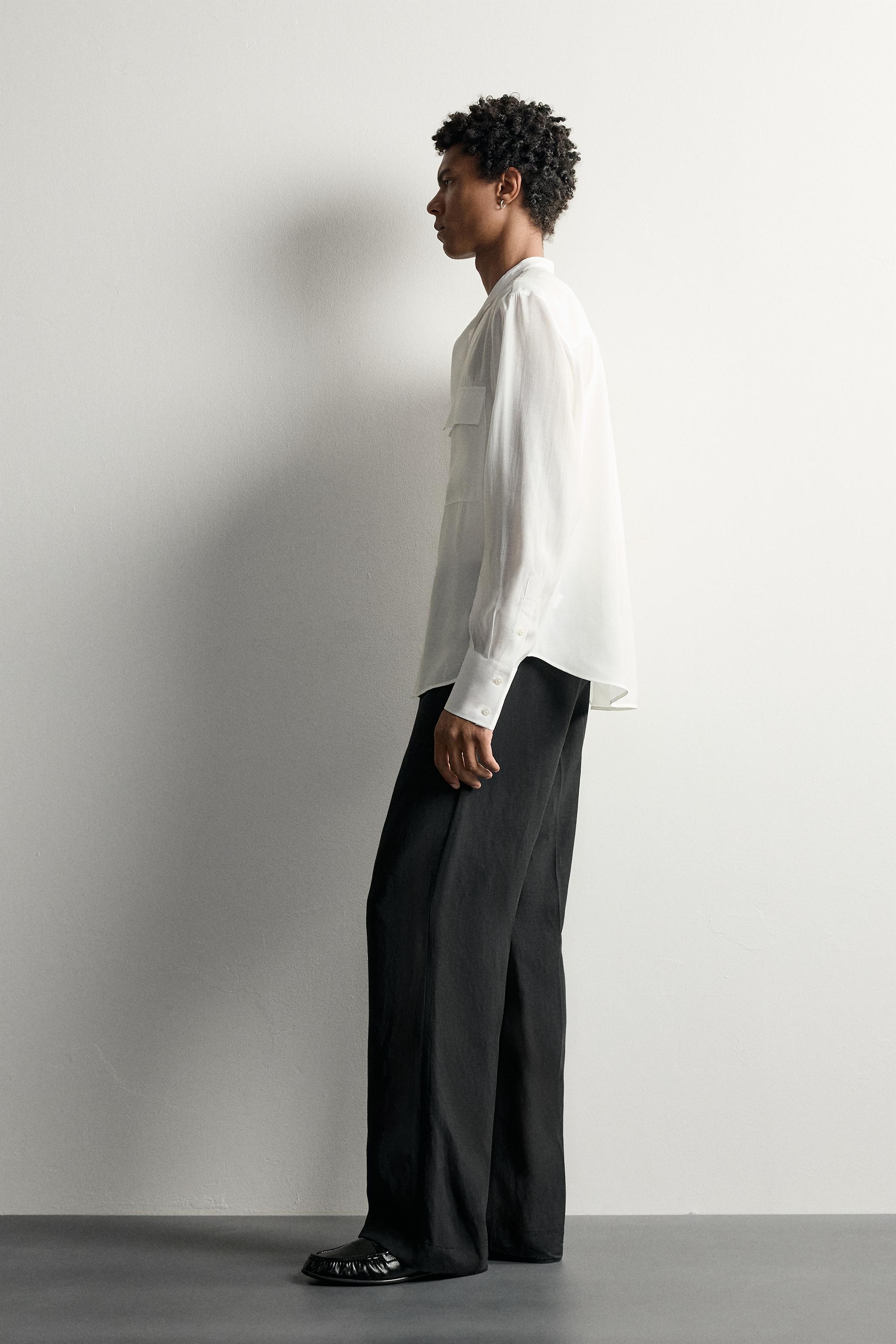 CHEMISE FLUIDE COUPE DÉCONTRACTÉE
