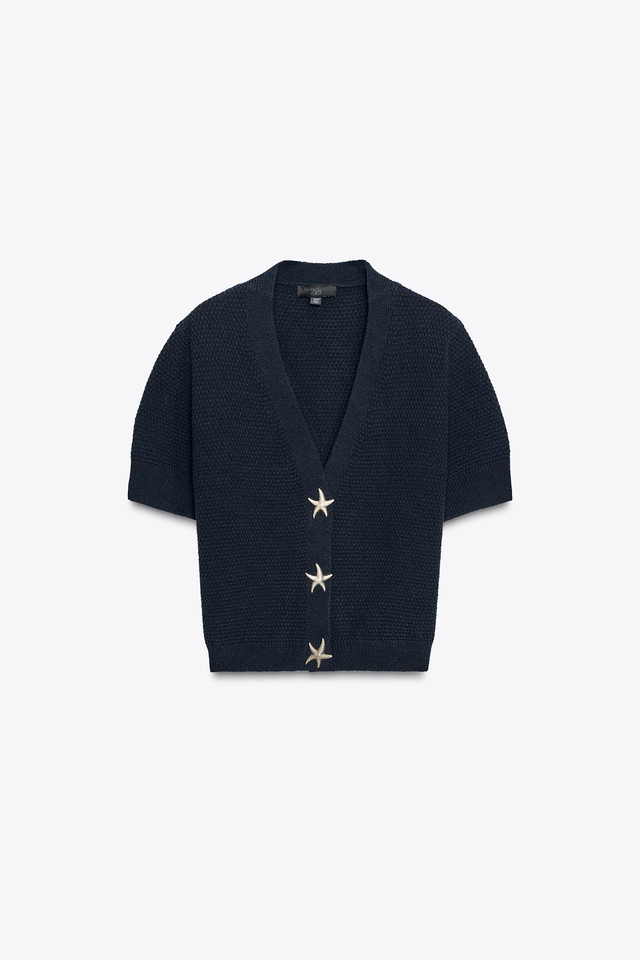 Drawer ショートスリーブカーディガン 新品DRAWER ショートスリーブカーディガン