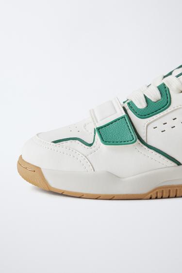 MULTI-PIECE HIGH-TOP SNEAKERS - White by Zara - Image 4