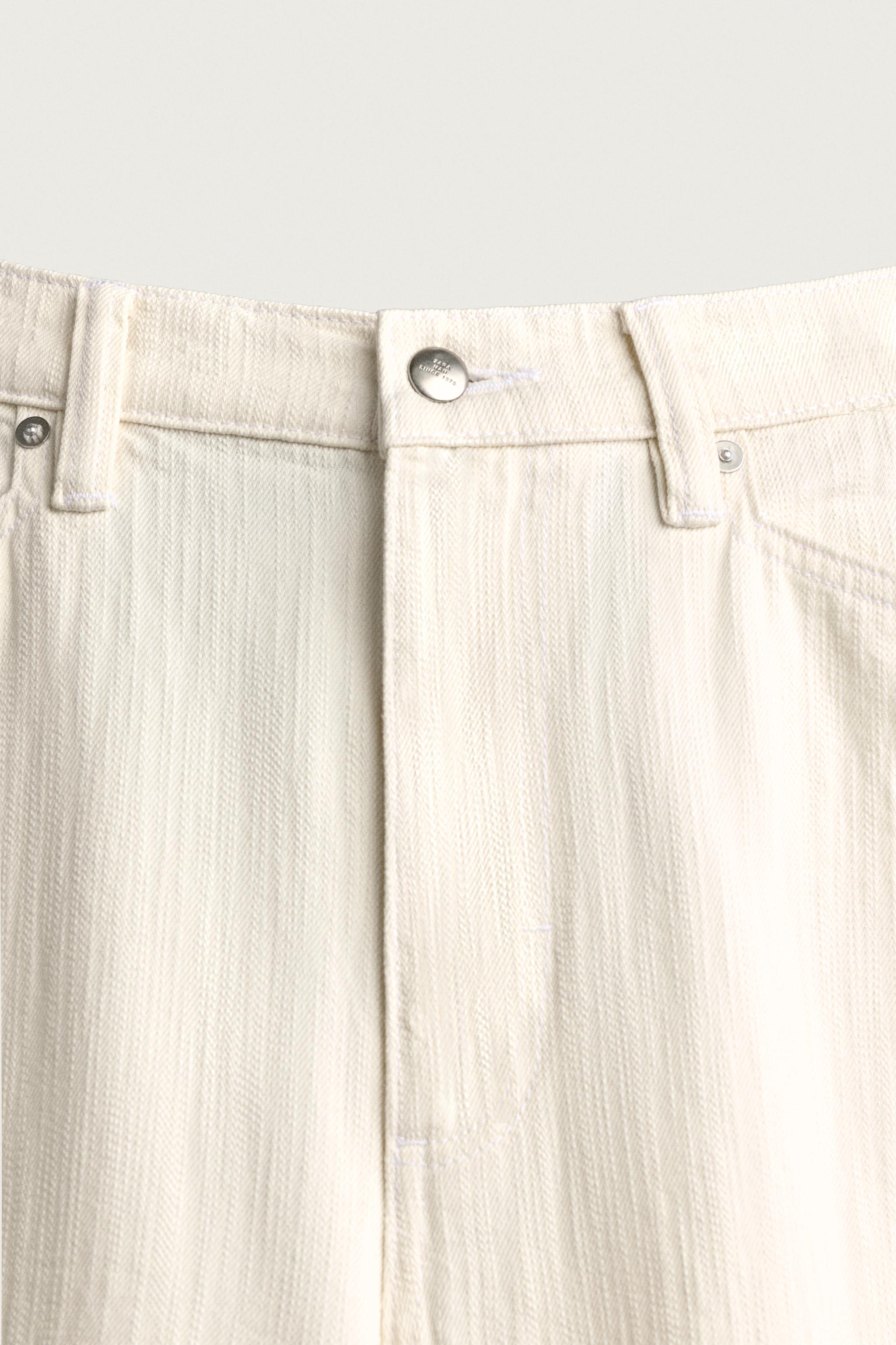 Мужские джинсы Zara BALLOON FIT CARGO JEANS — фото 9