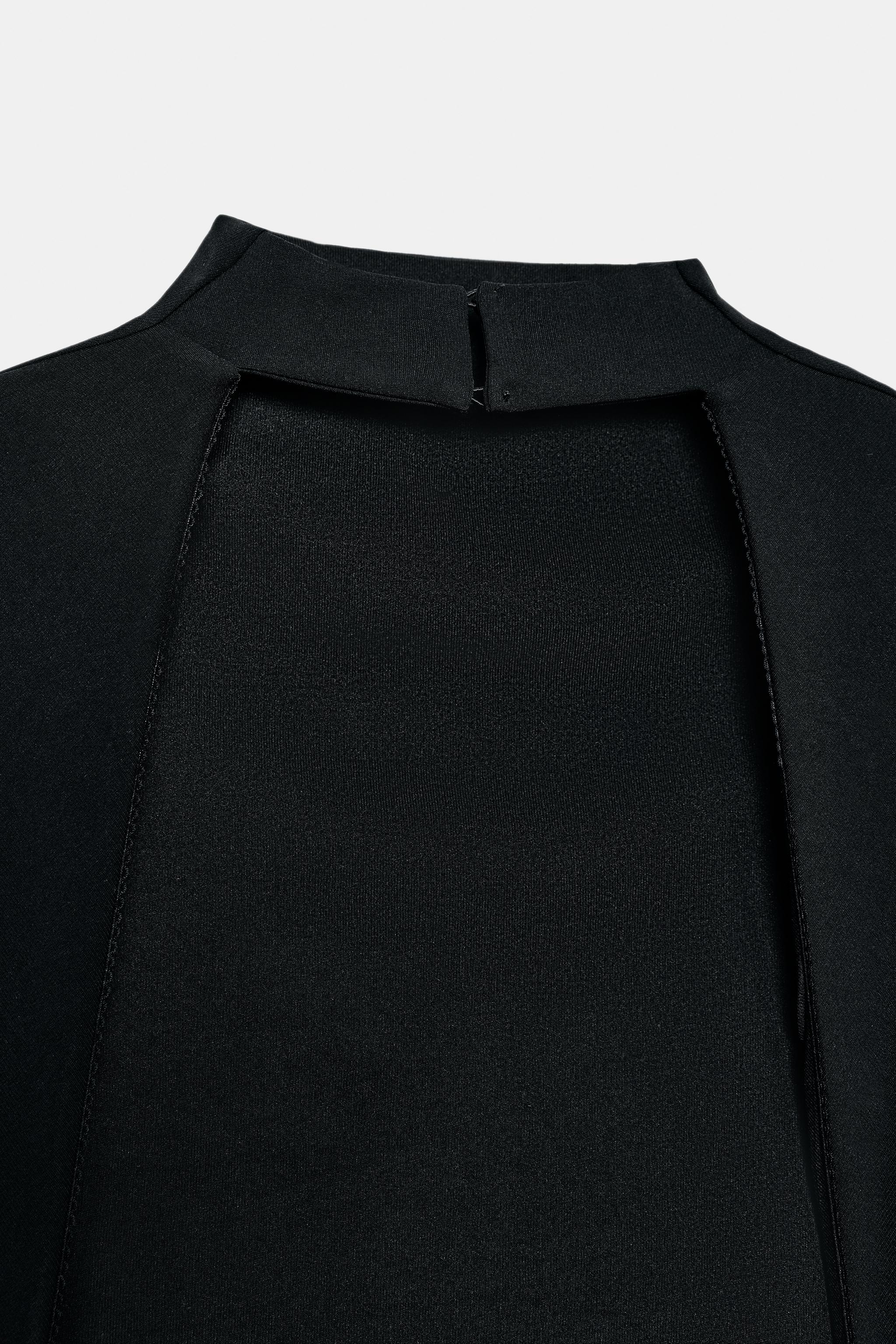 OPEN BACK DRESS - Black | ZARA United States OPEN BACK DRESS - Black | ZARA United States
