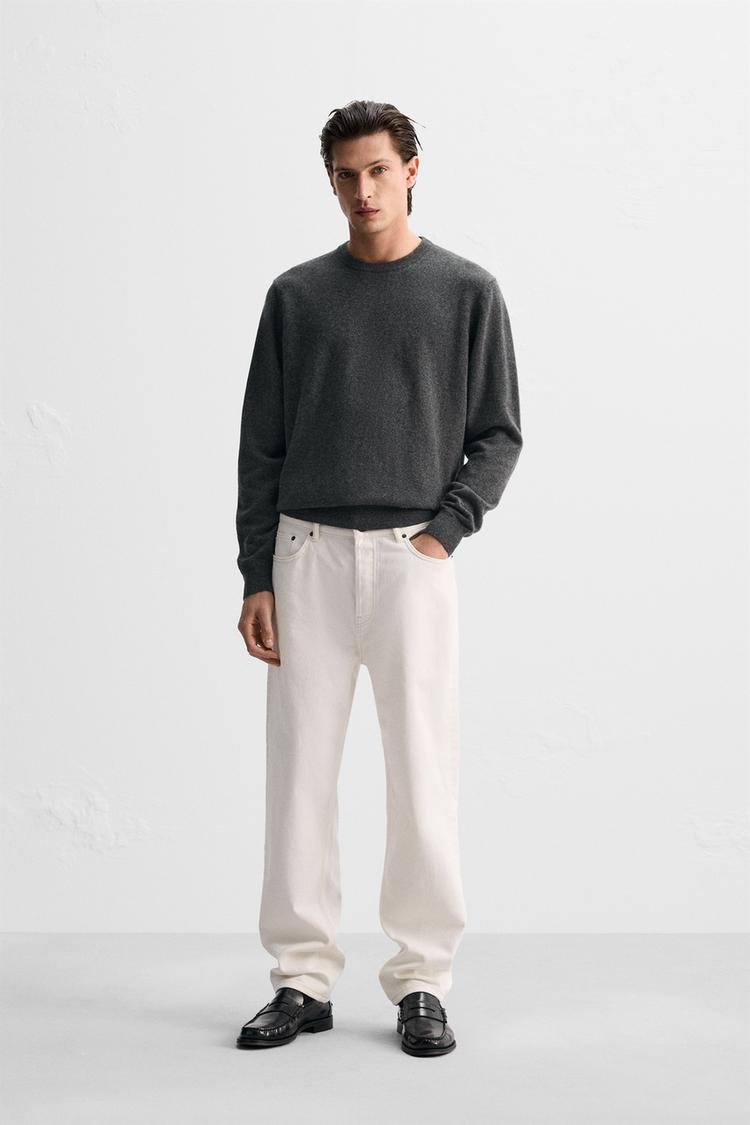 SLIM FIT デニムパンツ - オフホワイト | ZARA Japan / 日本