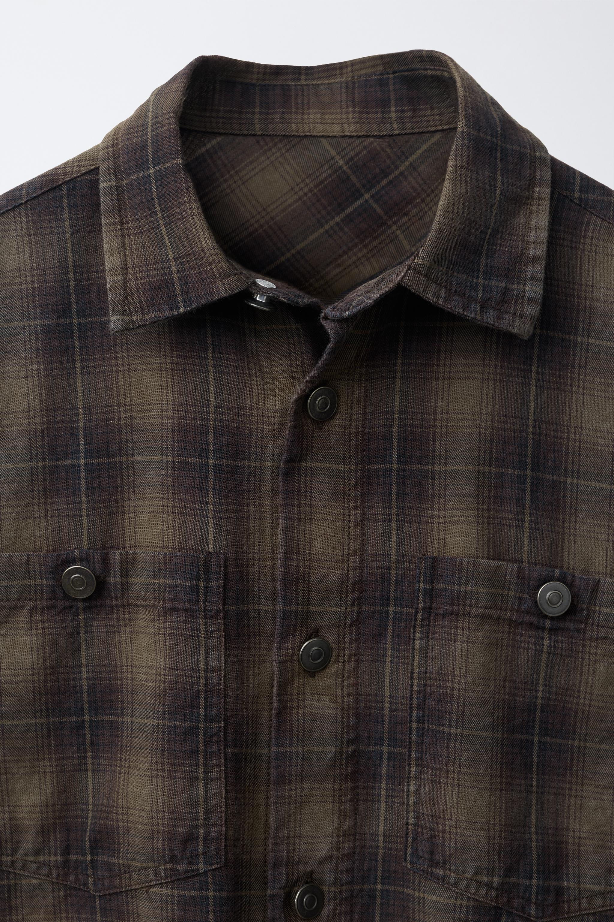 PLAID PRINT SHIRT