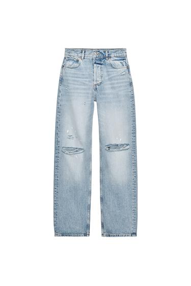 ΤΖΙΝ ZW COLLECTION SLIM ΨΗΛΟΜΕΣΟ ΜΕ ΣΚΙΣΙΜΑΤΑ