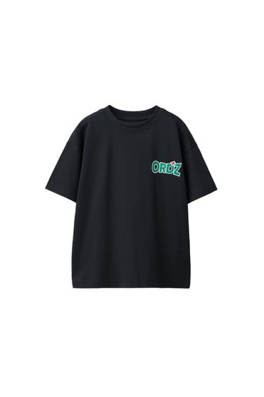 CAMISETA ESTAMPADA LOGO - Azul de Zara