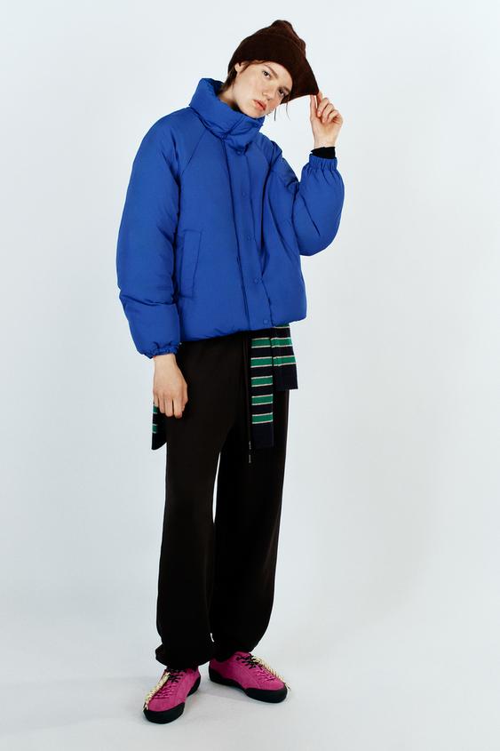 Zara LÜHIKE VEEKINDEL ANORAK - Sinakas - Pilt 0