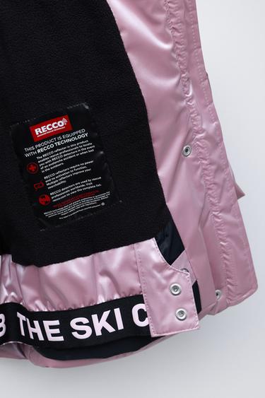 METALLIC 80% DOWN AND 20% FEATHER WATER-RESISTANT AND WINDPROOF PUFFER JACKET RECCO® SYSTEM SKI COLLECTION - 140 by Zara - Image 10