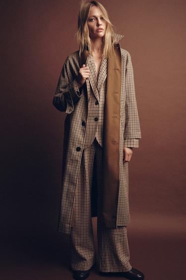 Zara REVERSIBLE TRENCH COAT ZW COLLECTION - Caramel - Image 0