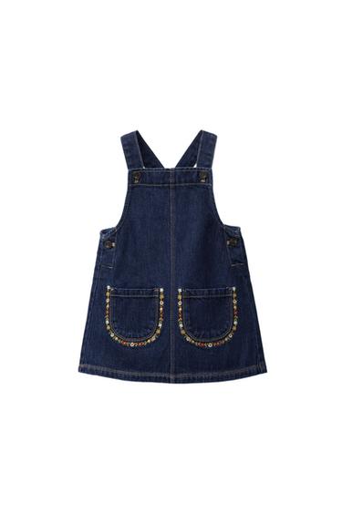PICHI DENIM FLORES BORDADAS