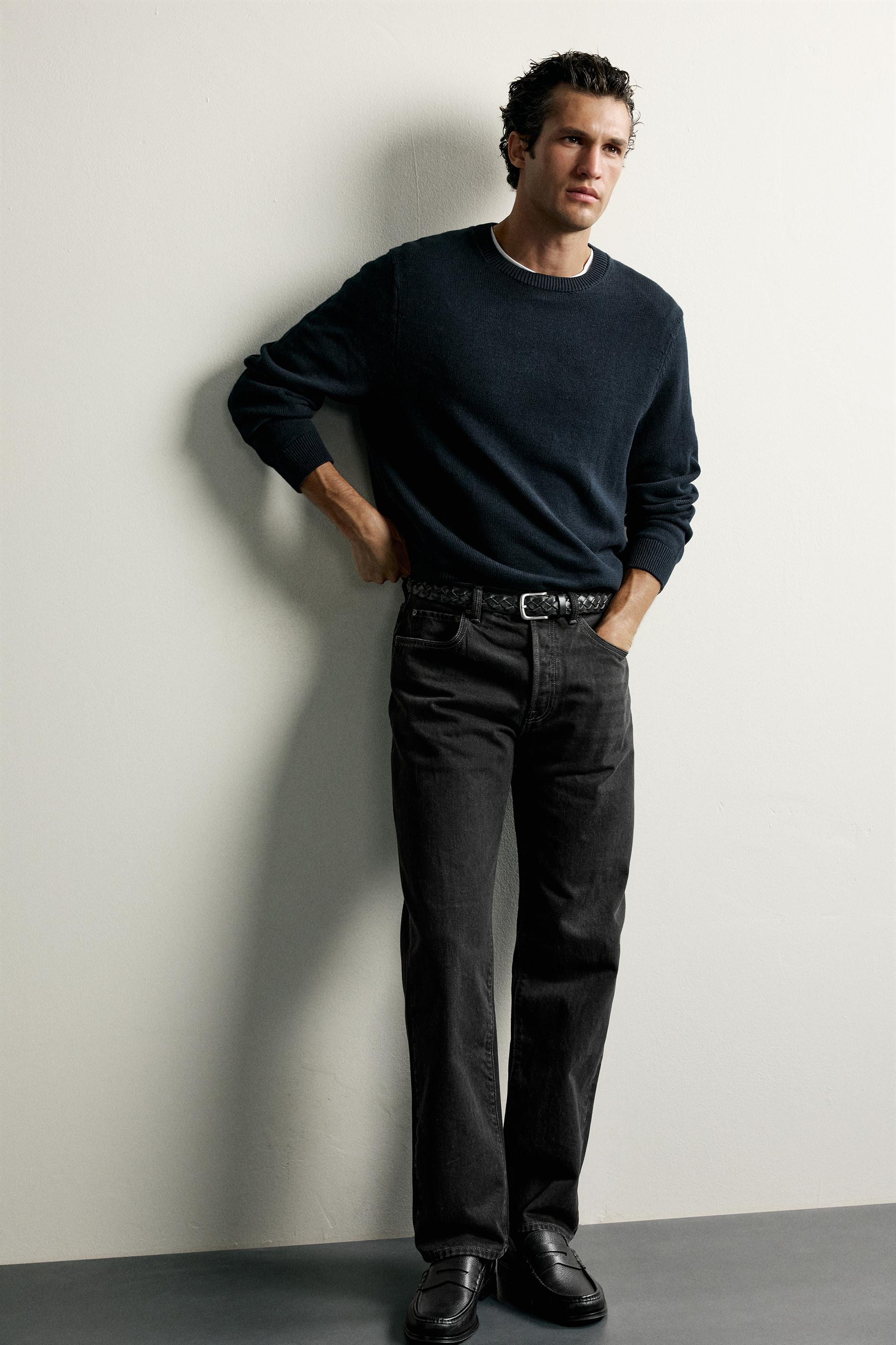Мужские джинсы Zara STRAIGHT FIT JEANS — фото 6