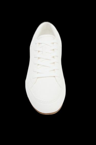 Zara DERBY SNEAKERS - White