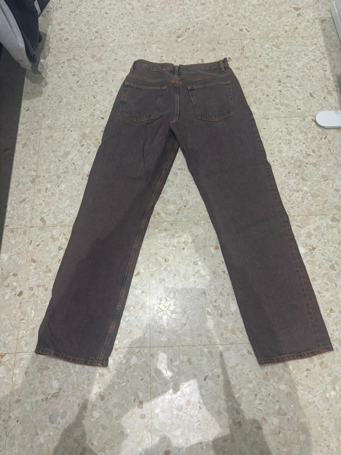 RELAXED FIT OVERDYED JEANS - Image 2
