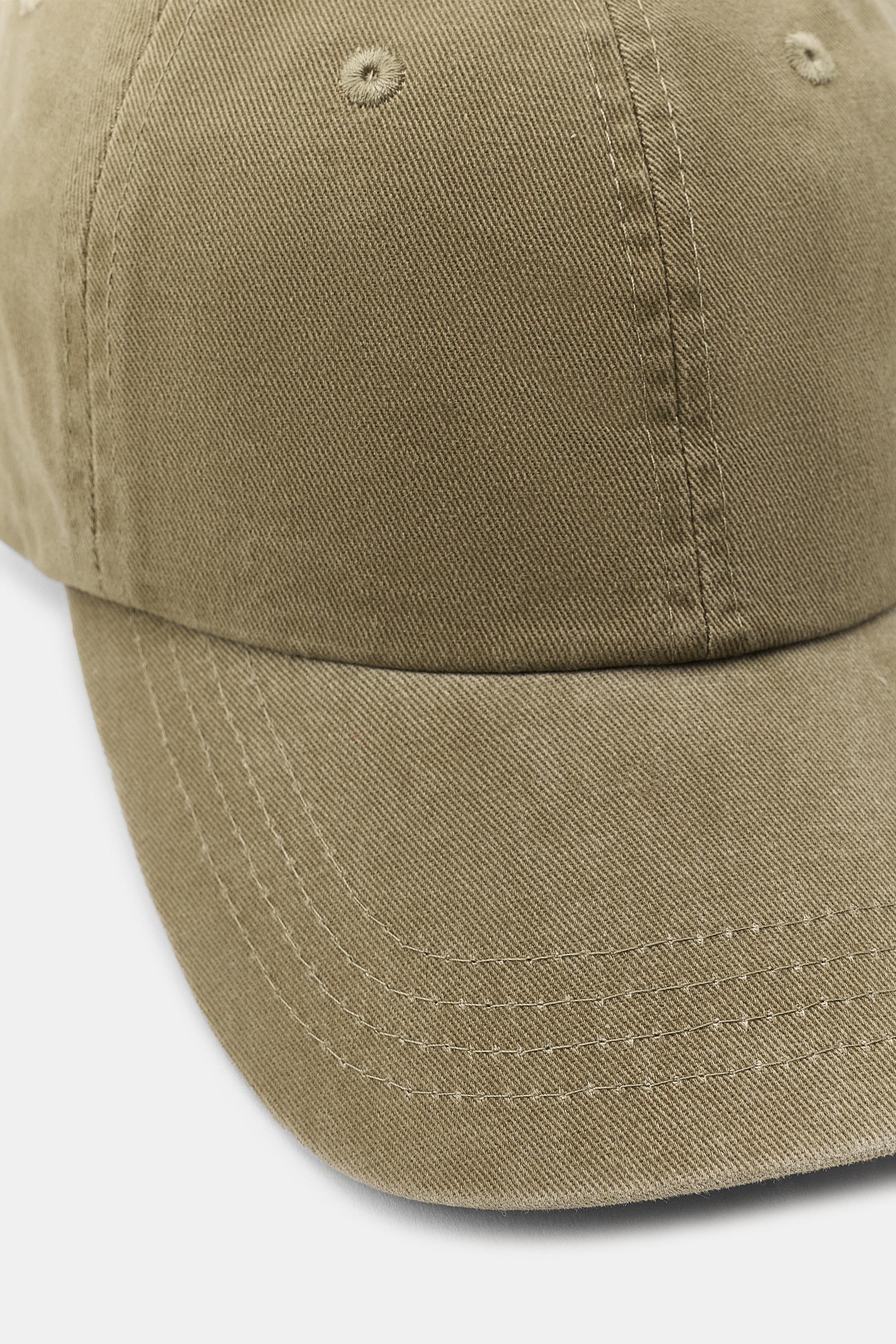 SOLID TWILL CAP — Light khaki