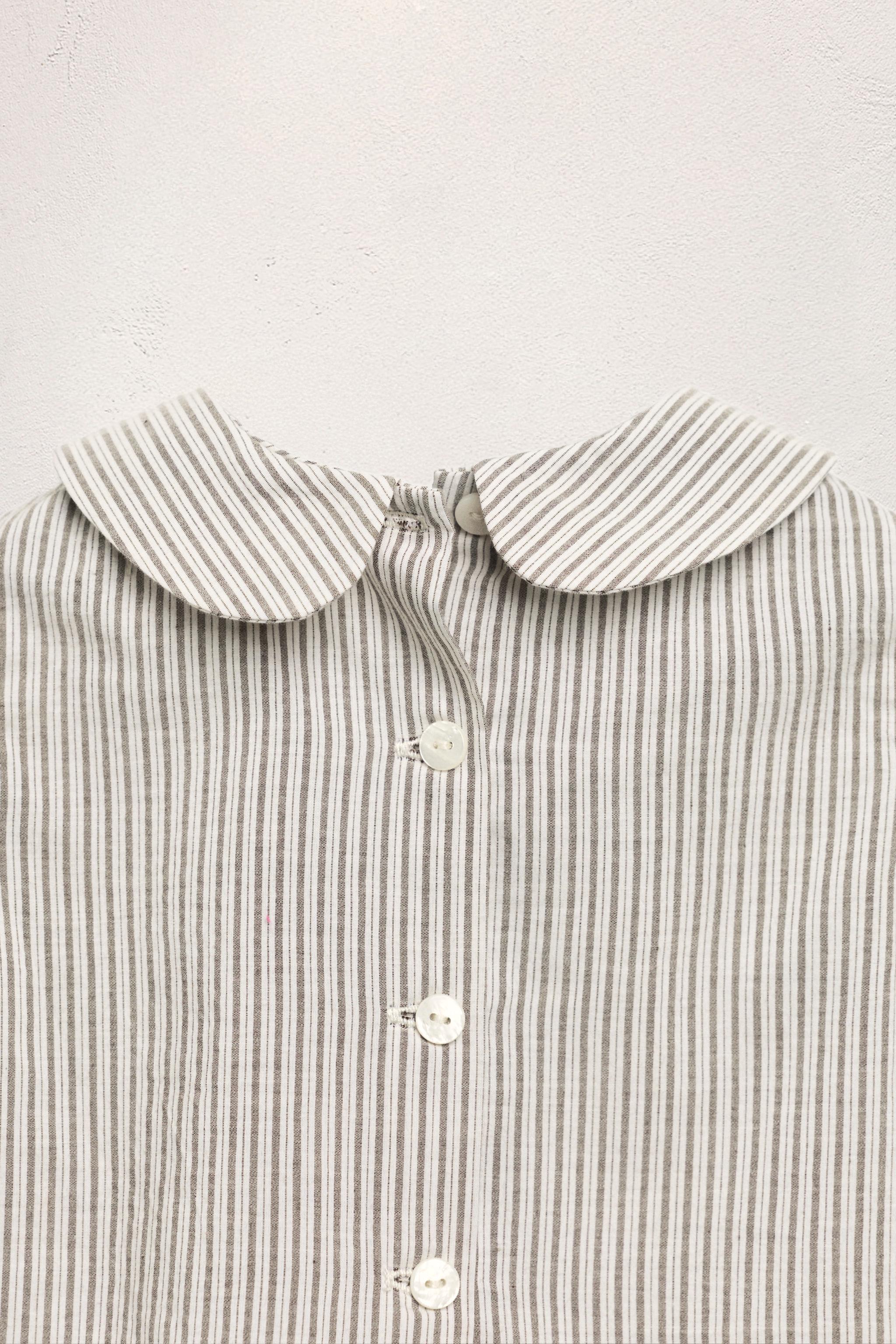 LIMITED EDITION STRIPED PETER PAN COLLAR SHIRT