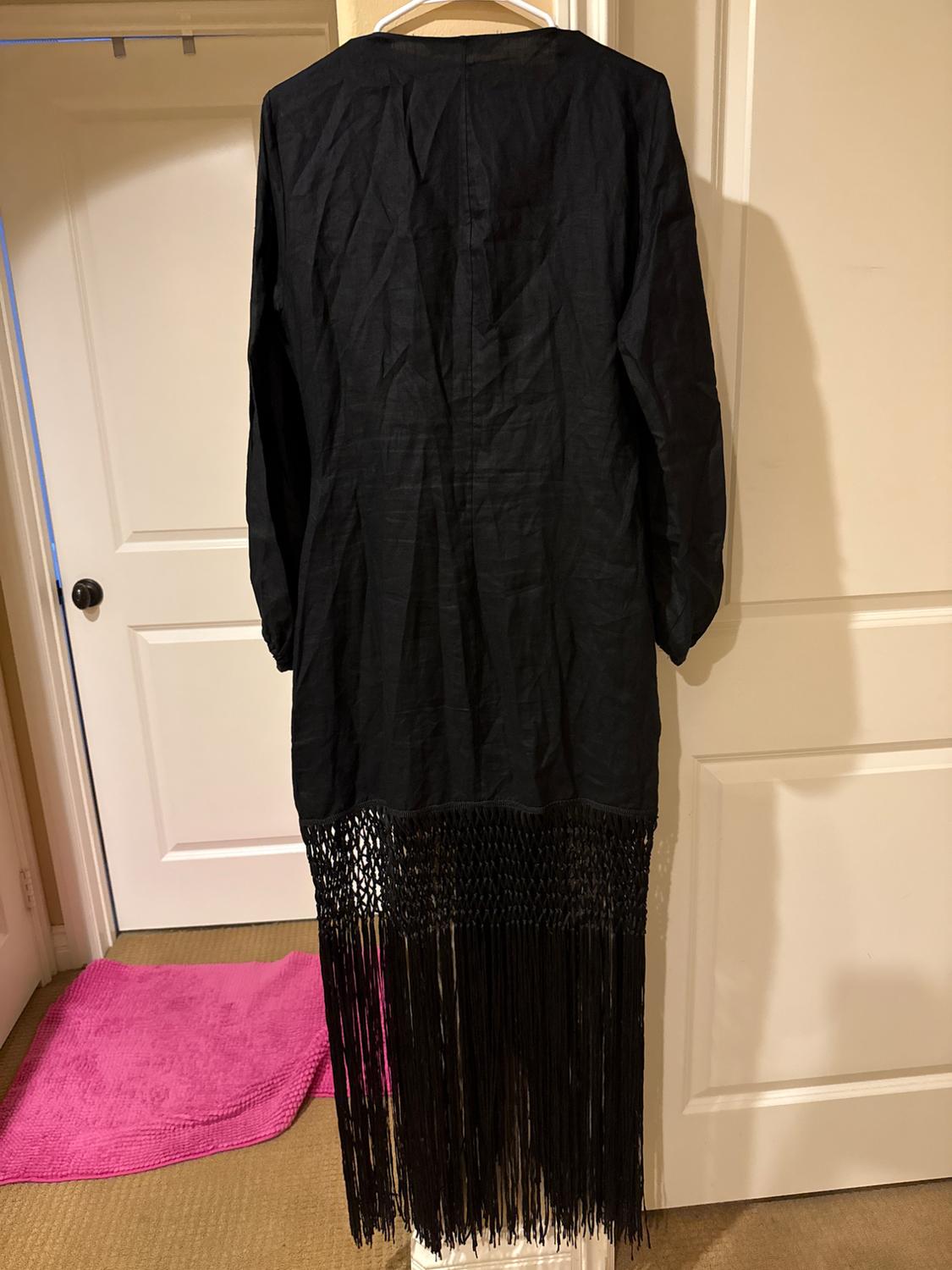 FRINGED LINEN DRESS LIMITED EDITION - Image 5