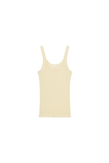 CAMISETA TIRANTES FLUIDA - Amarillo de Zara