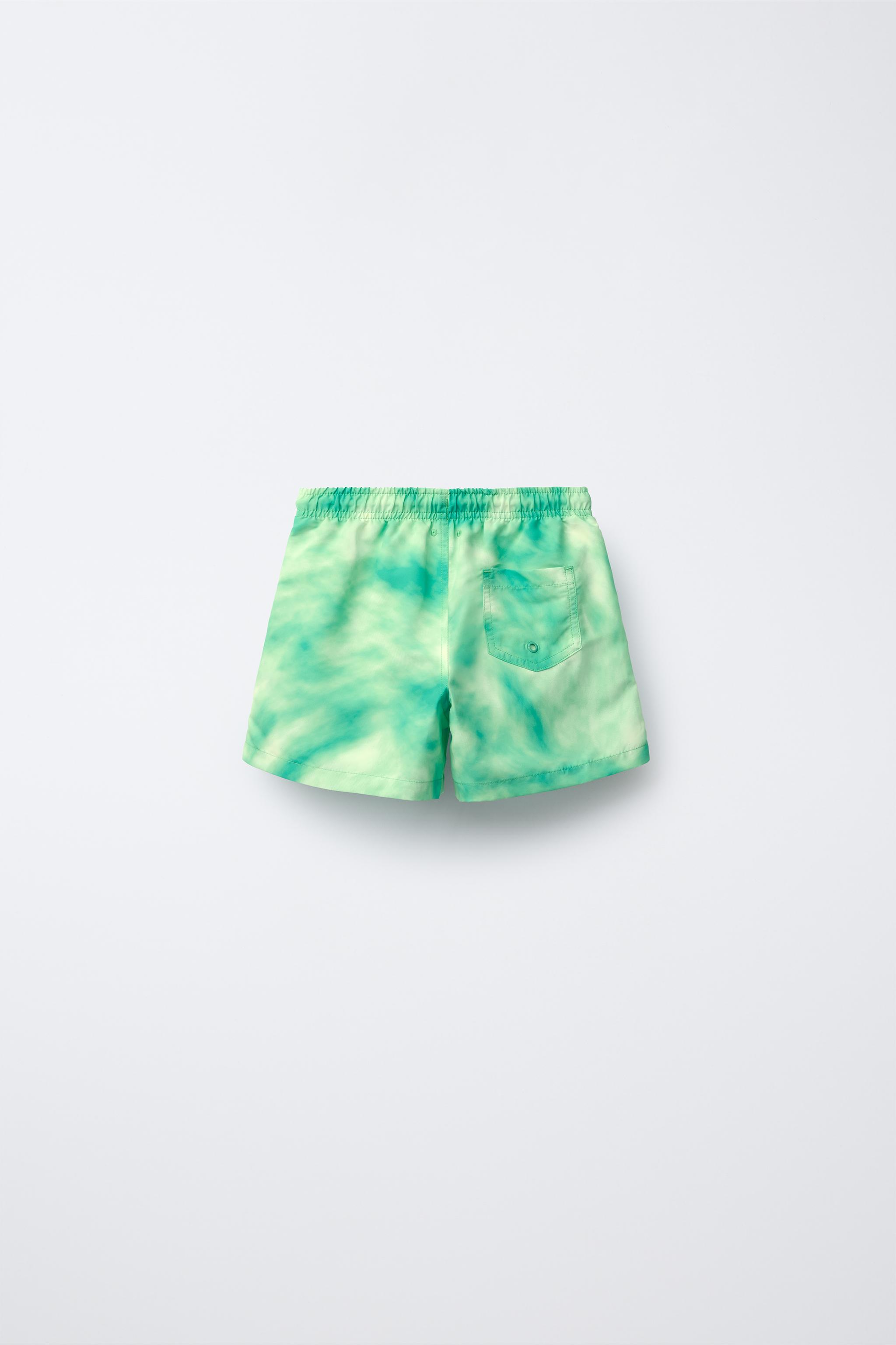 新品　salsation Unisex tie-dye shorts XLサイズ Green High Rise Tie Dye Sports Shorts - NEWME