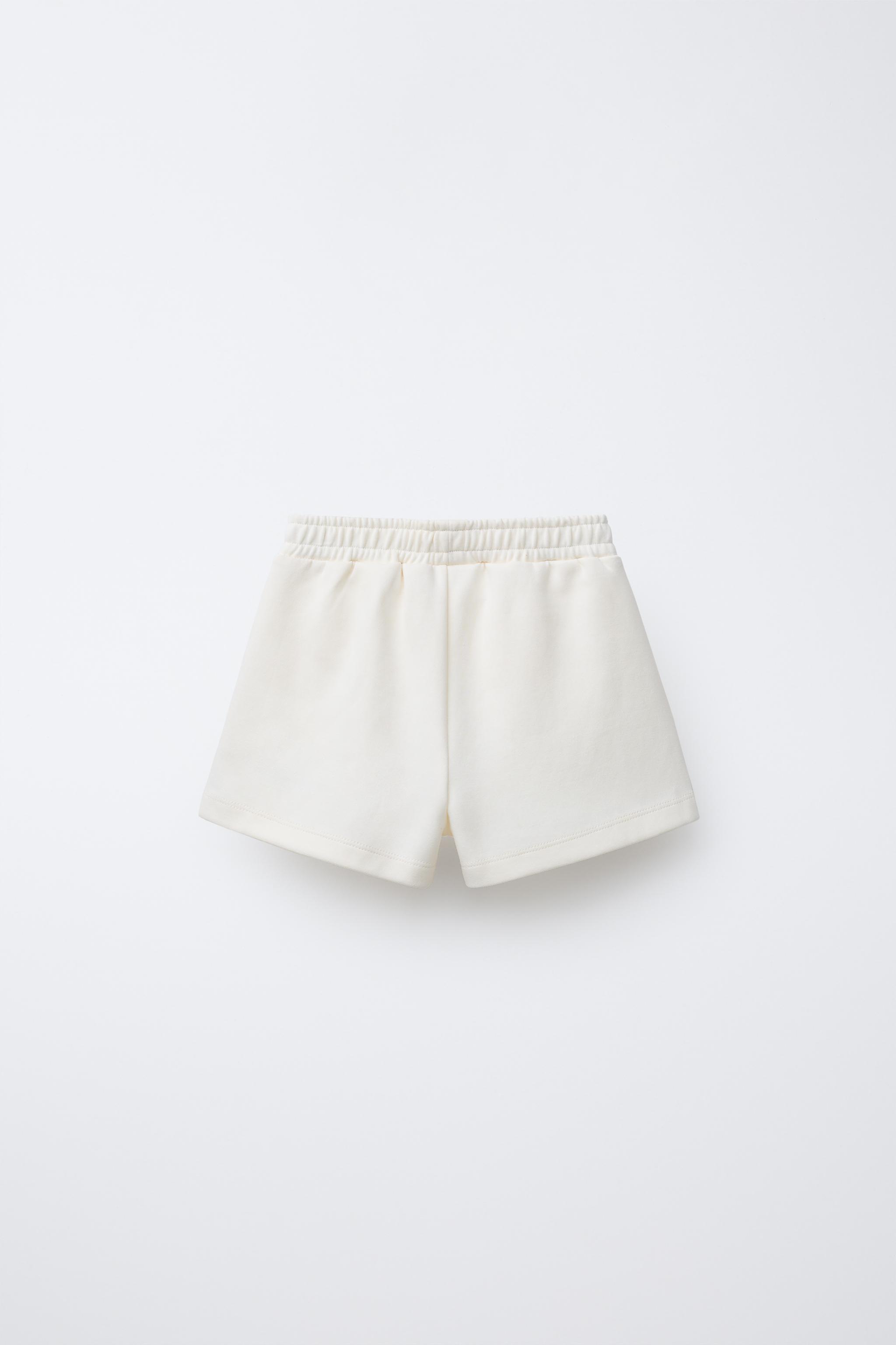 HEART POCKET INTERLOCK SHORTS - Bubble gum | ZARA United States