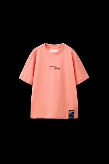 SPORTY T-SHIRT - Coral by Zara - Image 0