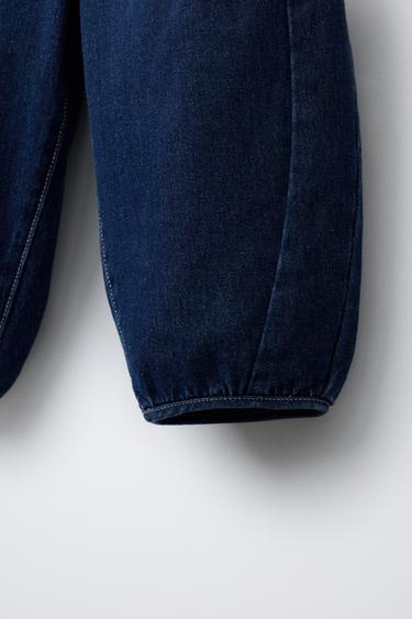 Zara BALLOON JEANS - Blue