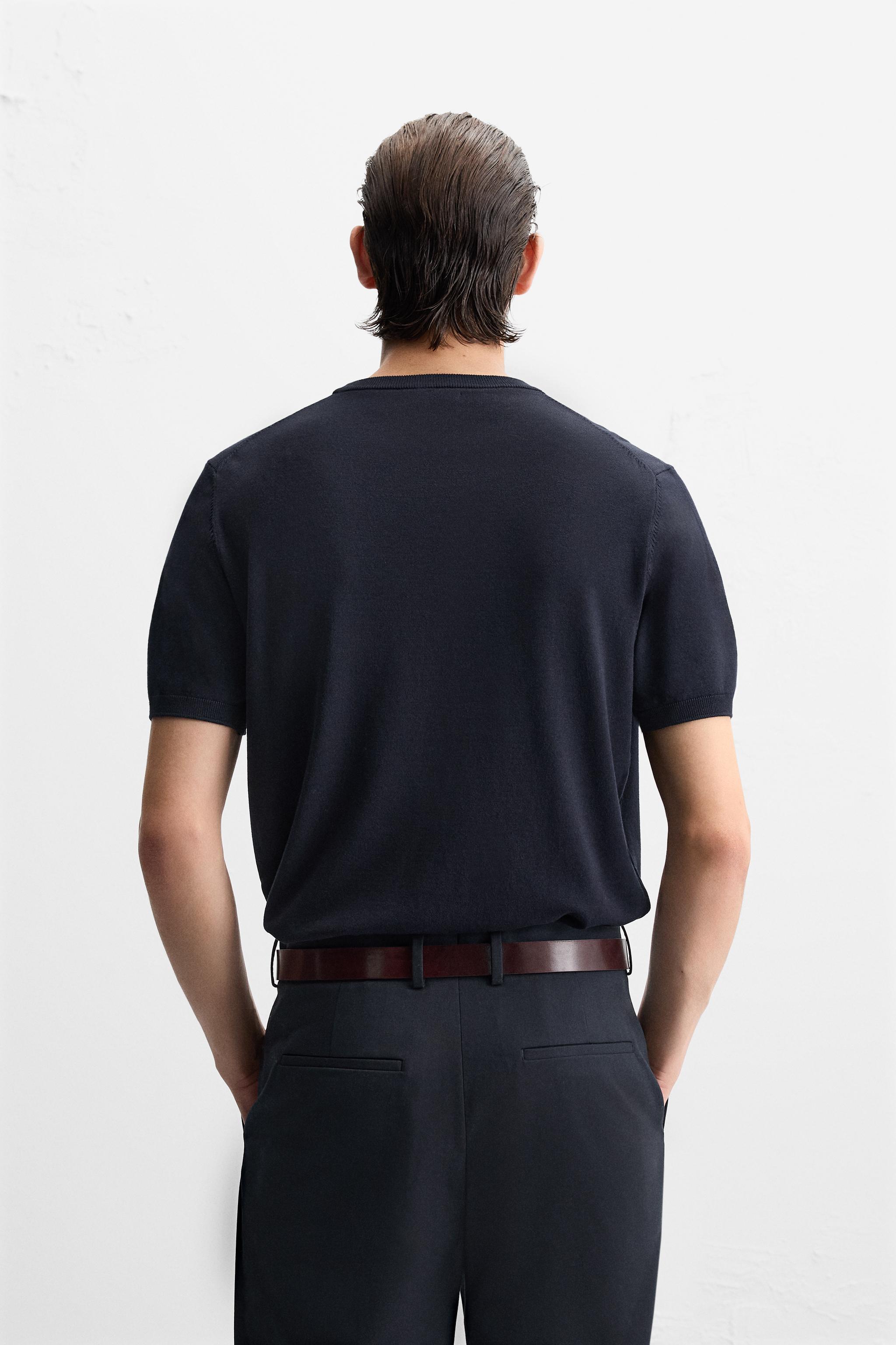 フルイドニットTシャツ - ストライプ | ZARA Japan / 日本