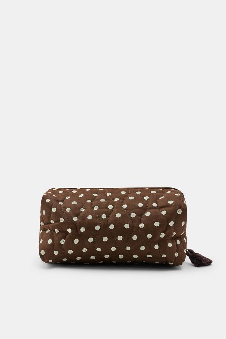 Neceser estampado lunares