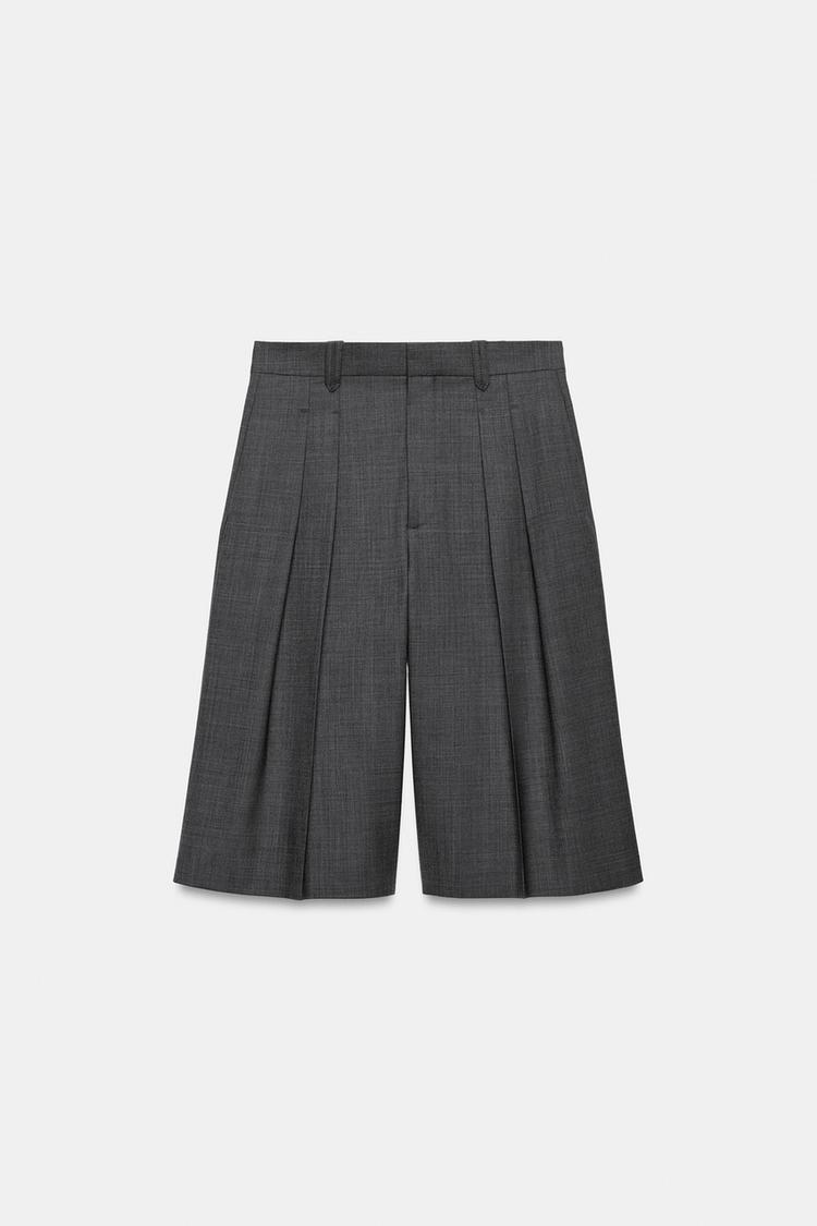 PANTALÓN CORTO BERMUDA DE MEZCLA DE LANA ZW COLLECTION 5