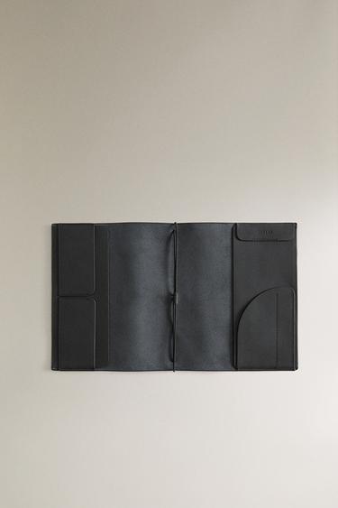 LEATHER BOOK COVER - Black by Zara - Image 2