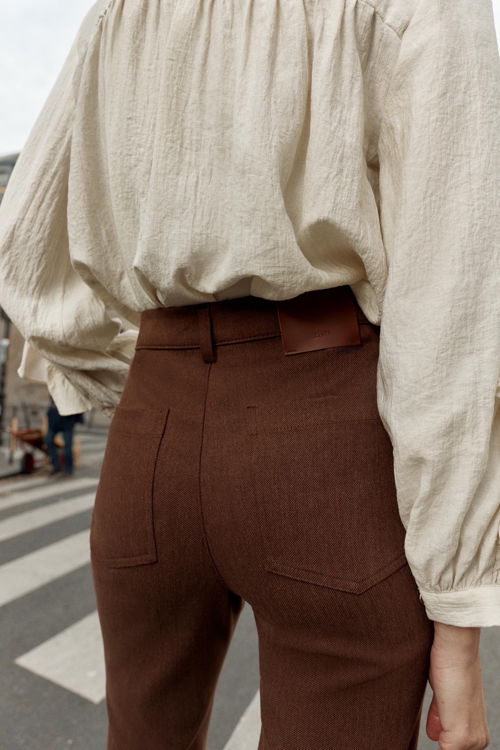 HIGH-WAISTED FLARE PANTS