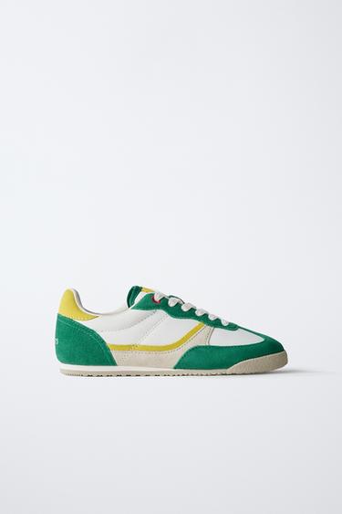 Zara STREET SNEAKERS - Green