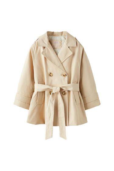 QUILTED TRENCH COAT WITH BELT