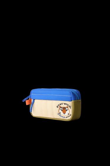 TIGER PENCIL CASE - Camel Brown by Zara