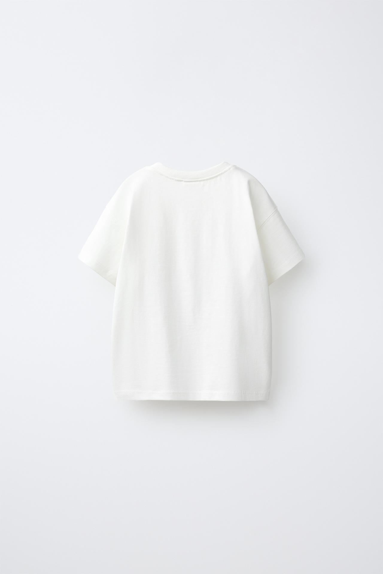 DOG PRINT T-SHIRT — White