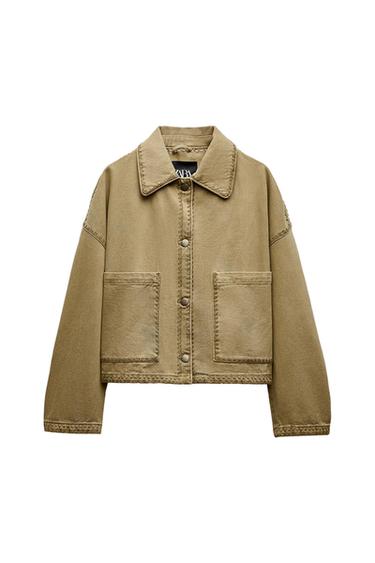 OVERSHIRT WITH TOPSTITCHING ZW COLLECTION