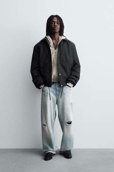 TECHNICAL QUILTED JACKET - Black by Zara