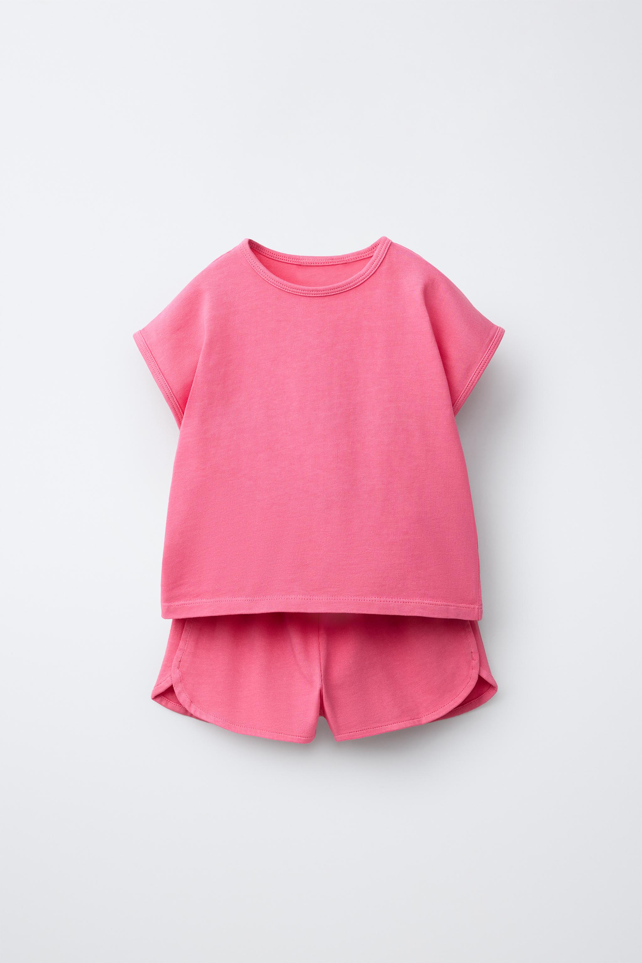 SOLID T-SHIRT AND BERMUDA SET