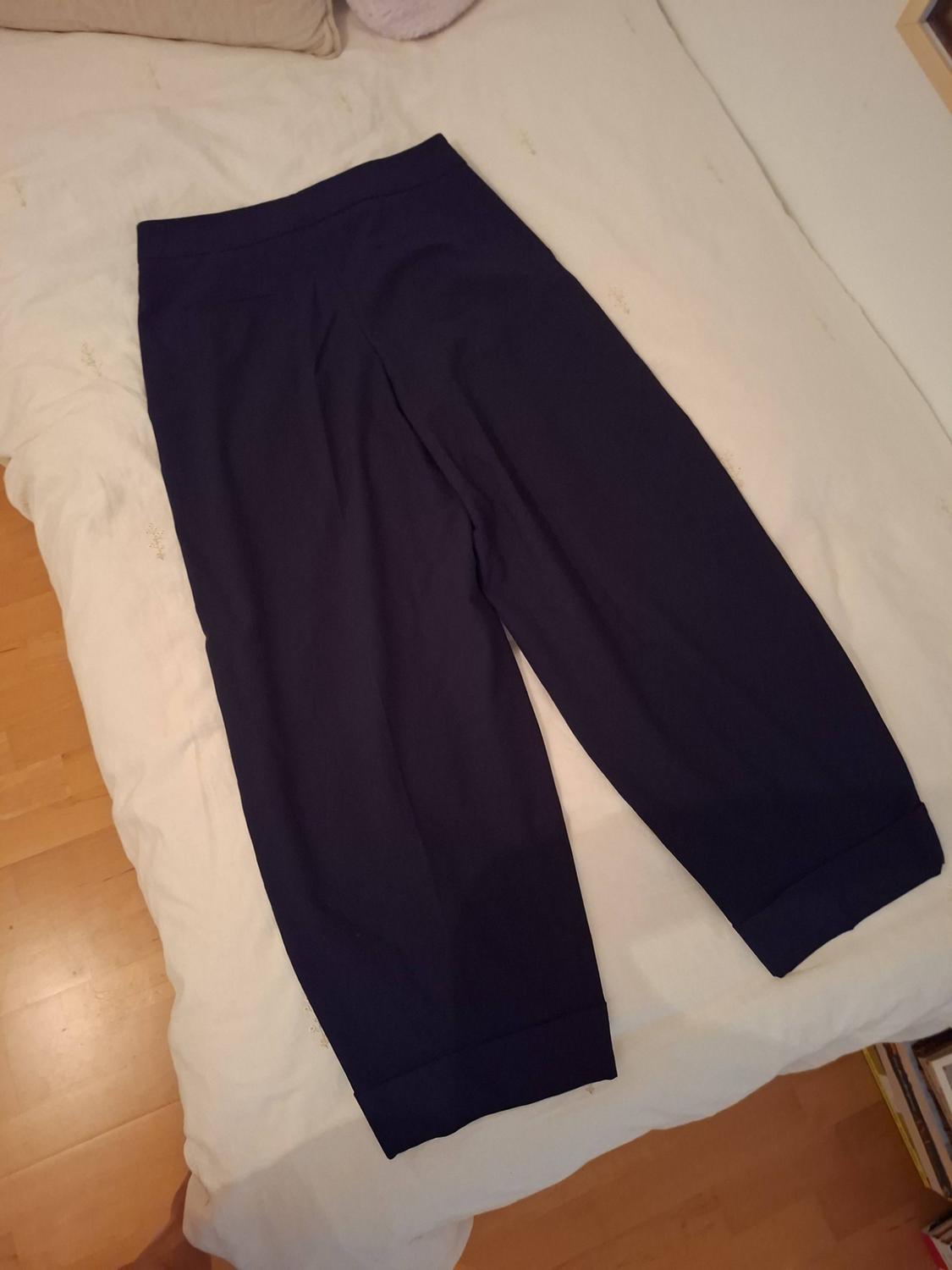 STRAIGHT-LEG TROUSERS WITH TURN-UP HEMS - Image 5