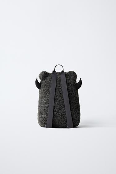SAC À DOS PETIT MONSTRE - Gris de Zara - Image 4