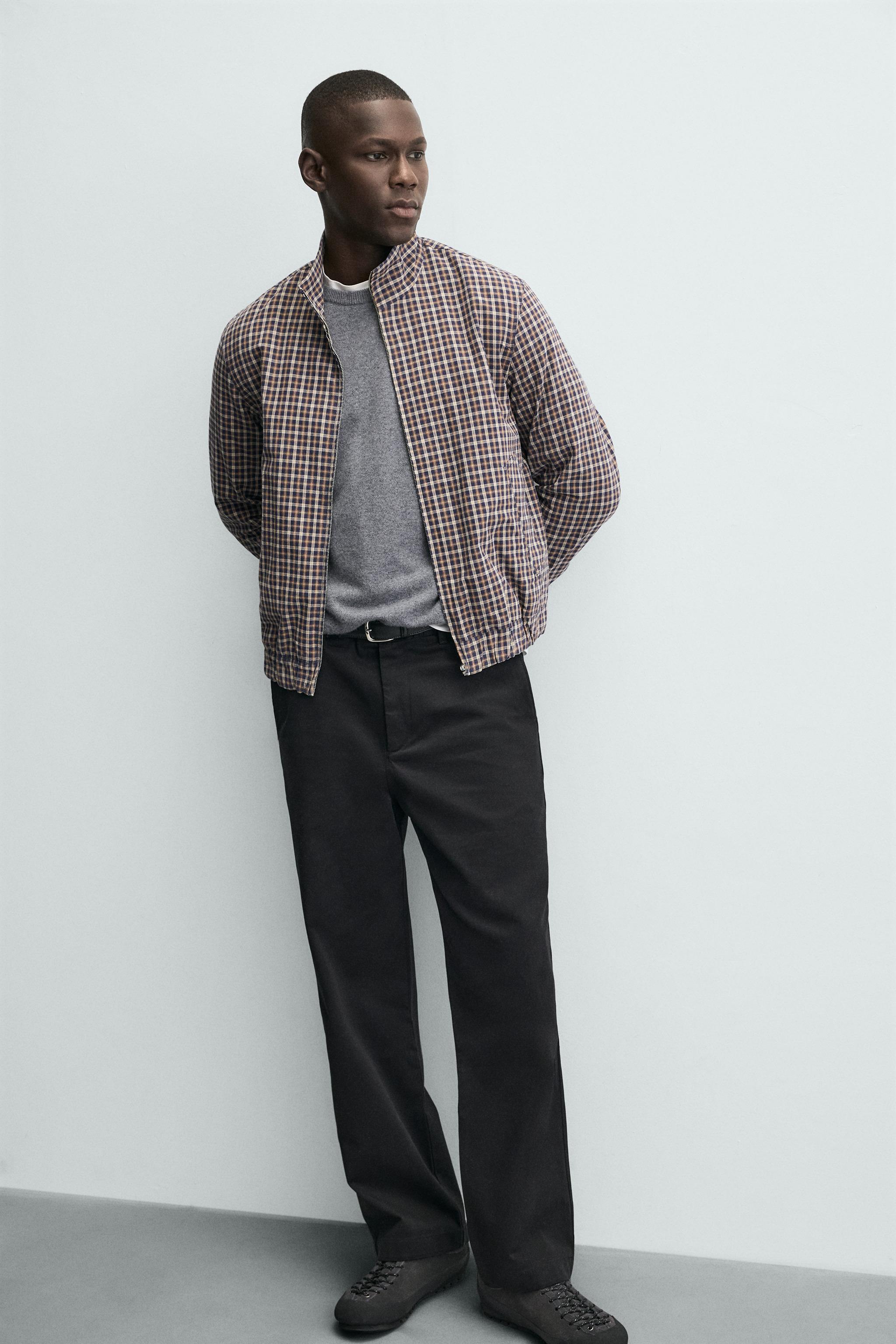 レギュラーフィットチノパンツ - ブラック | ZARA Japan / 日本