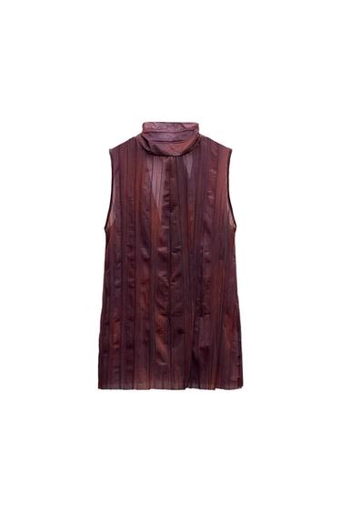 TIE DYE STRETCH ORGANZA TOP