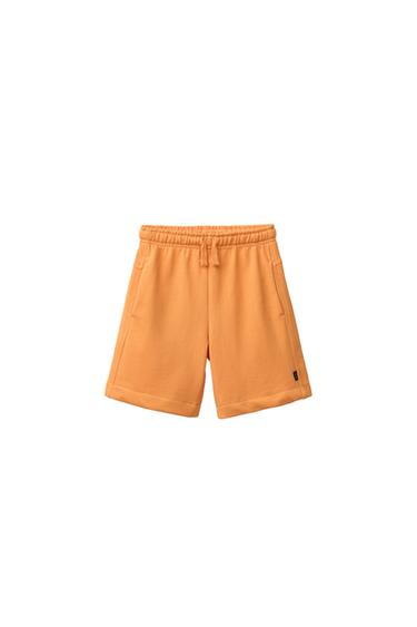 Zara PLAIN SHORTS - Orange - Image 0