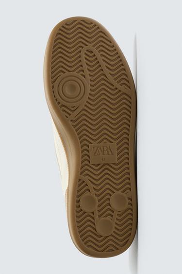 TRAINERS WITH CONTRAST SOLE - White by Zara - Image 6