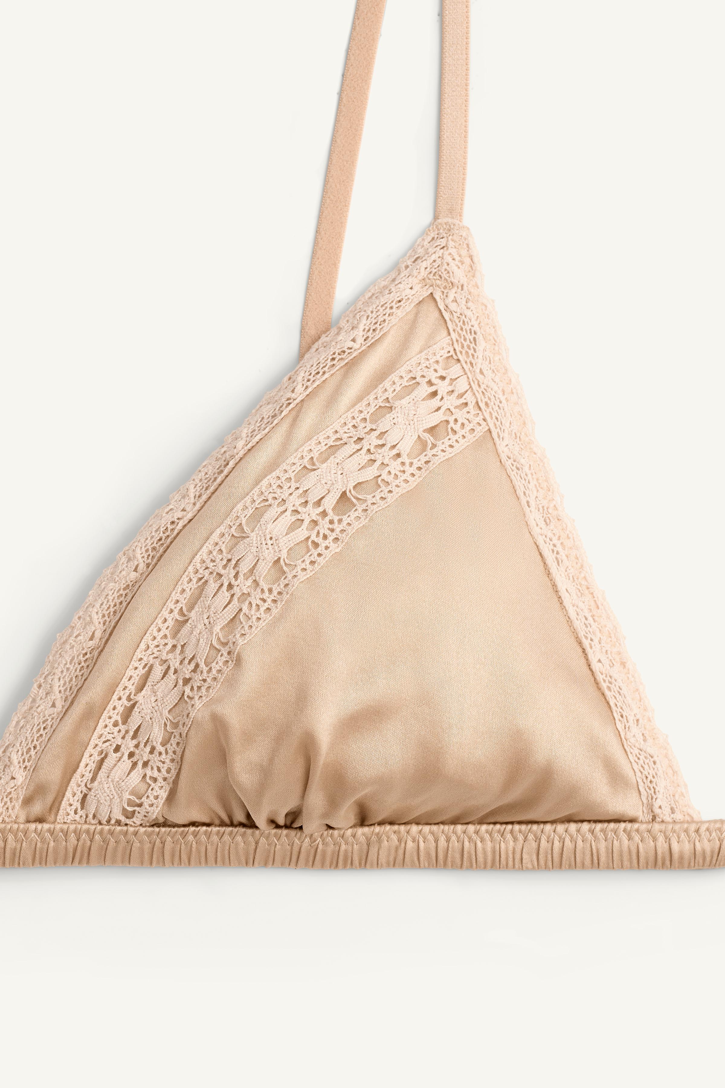 LIMITED EDITION SILK LACE BRA